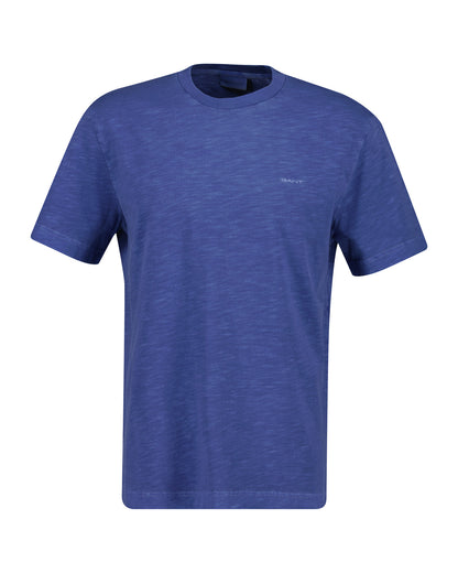 Gant Washed Slub Short Sleeve T-Shirt 1775642068_5329_019191_VINTAGE_BLUE_alternate