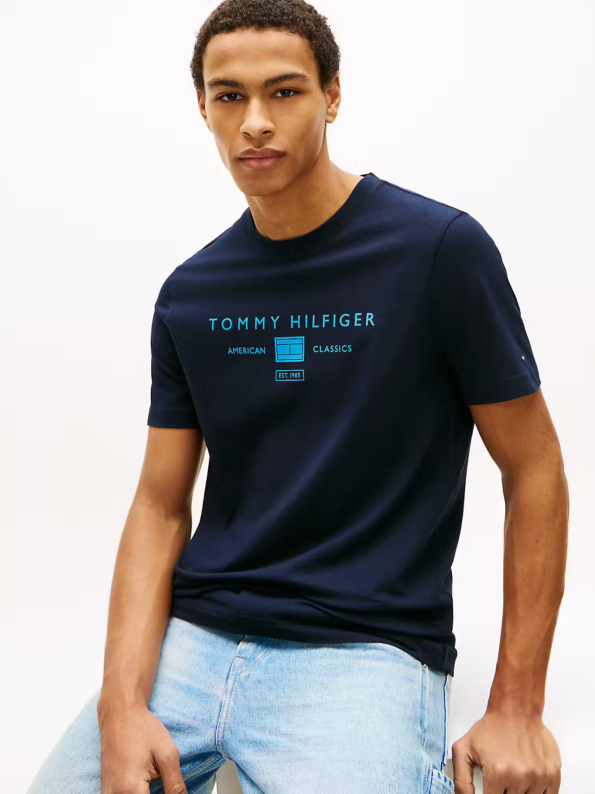 Tommy Hilfiger Brand Love Mono Stack T-Shirt 1776003341_0328_019220_DESERT_SKY_alternate