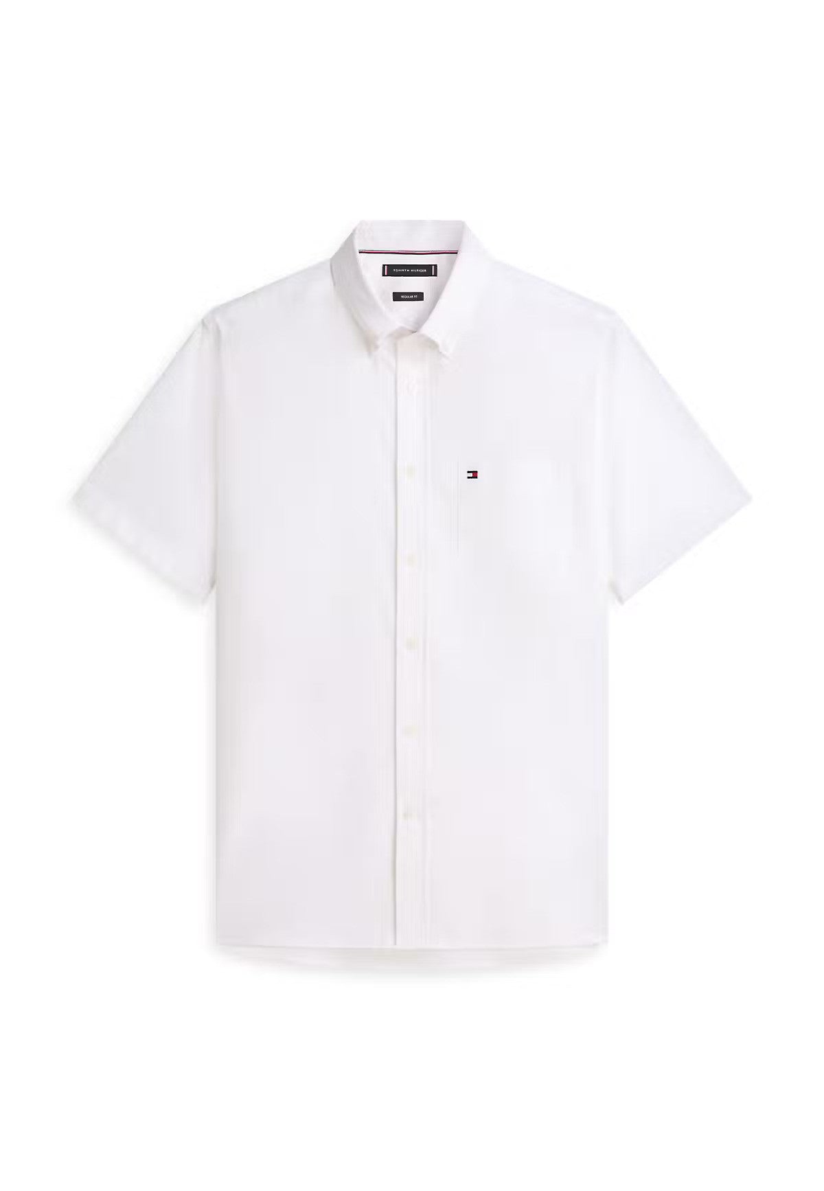 Tommy Hilfiger Regular Fit Short Sleeved Oxford Shirt 1776004369_1557_019217_WHITE_alternate