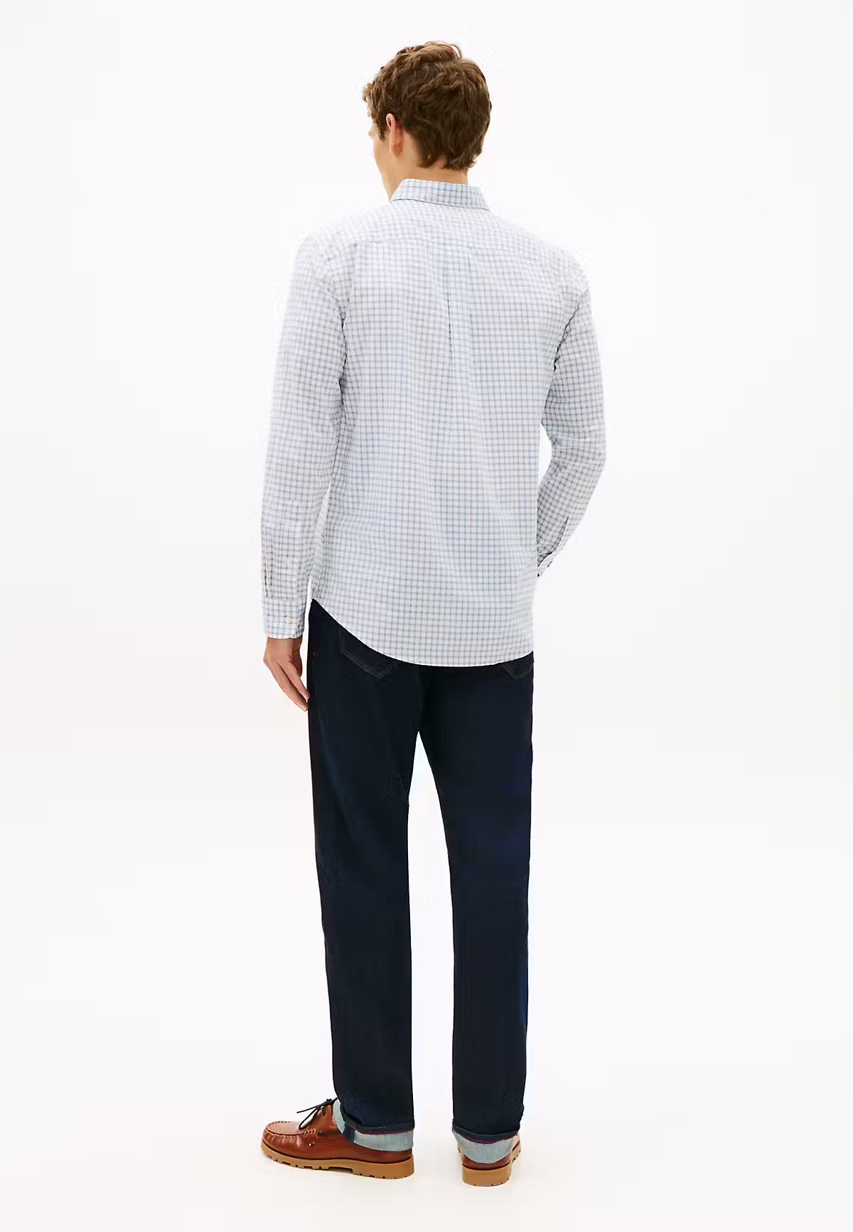 Tommy Hilfiger Regular Fit Check Poplin Shirt 1776007130_4295_019216_WHITEBLUE_alternate