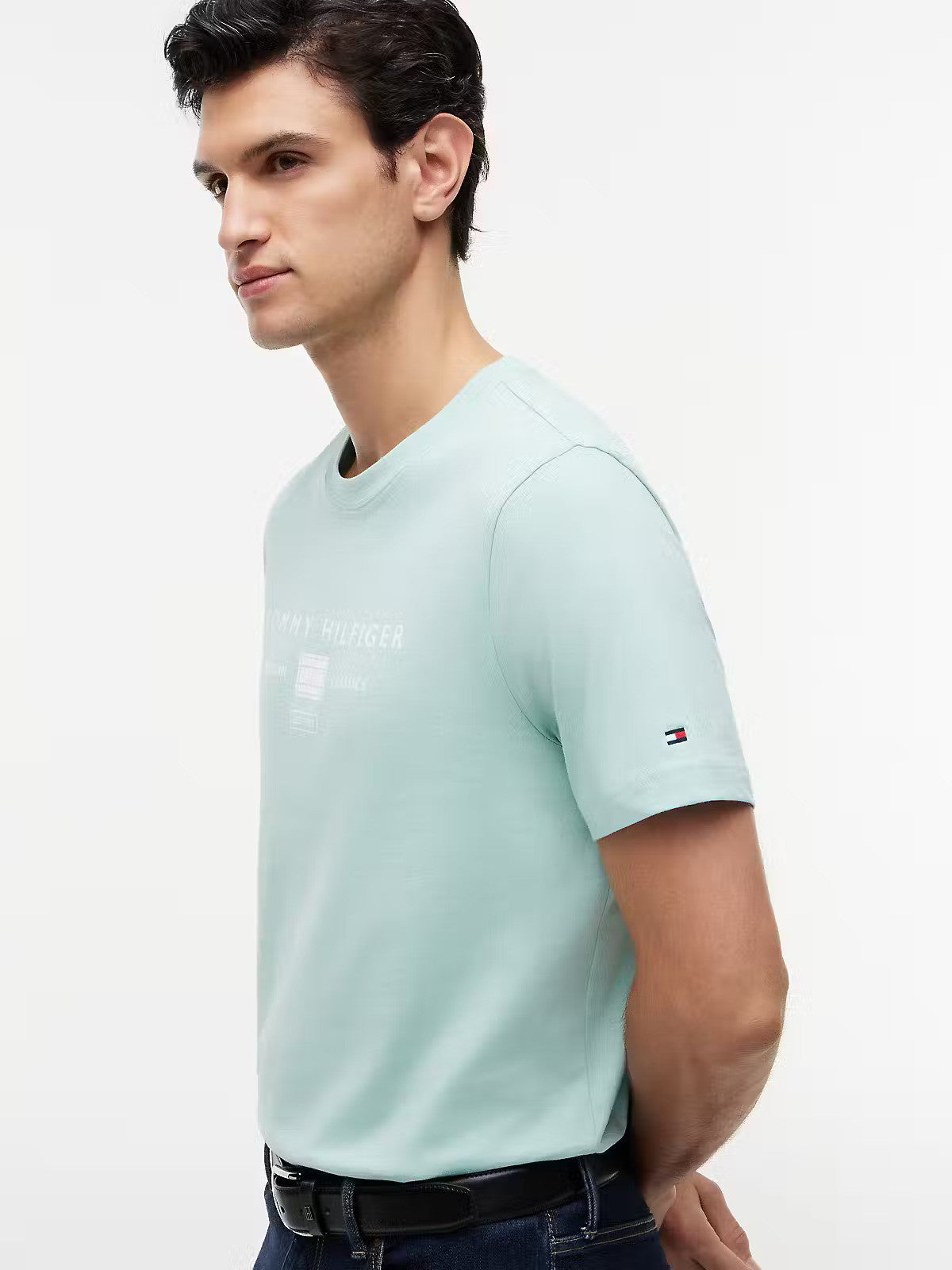 Tommy Hilfiger Brand Love Mono Stack T-Shirt 1776252525_0623_019210_MINT_alternate