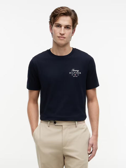 Tommy Hilfiger Script Stack T-Shirt 1776271133_689_019239_DESERT_SKY_alternate