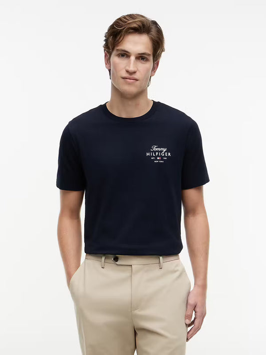 Tommy Hilfiger Script Stack T-Shirt 1776271133_689_019239_DESERT_SKY_alternate