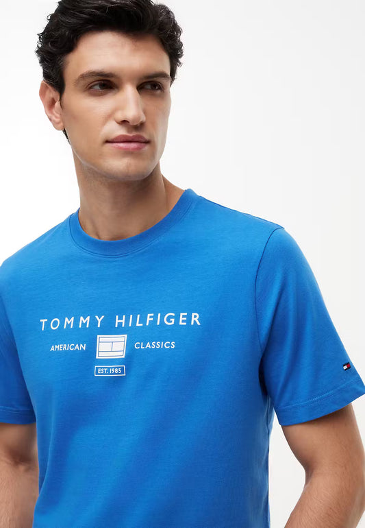Tommy HIlfiger Brand Love Mono Stack T-Shirt XL 1776277226_7382_019209_BLUE