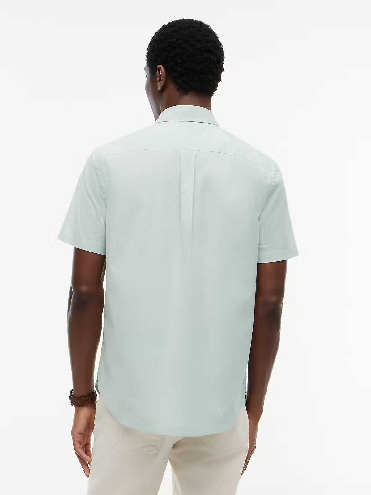 Tommy Hilfiger Regular Fit Short Sleeved Oxford Shirt 1776344560_5459_019205_MINT_alternate