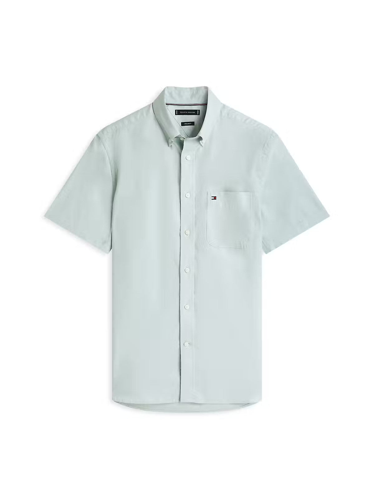Tommy Hilfiger Regular Fit Short Sleeved Oxford Shirt 1776344560_8473_019205_MINT_alternate