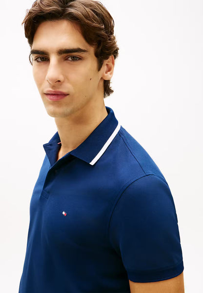 Tommy Hilfiger Performance Tipped Polo Shirt 1776636494_8666_019184_CARBON_NAVY_alternate