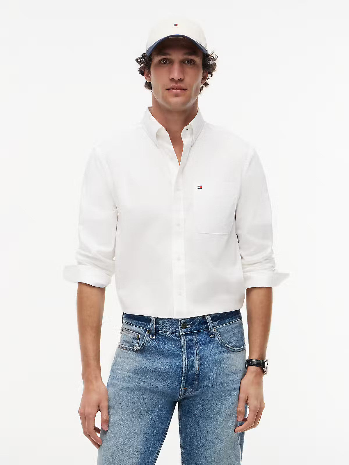 Tommy Hilfiger Slim Fit Light Oxford Shirt XXL 1776636894_2802_019183_WHITE