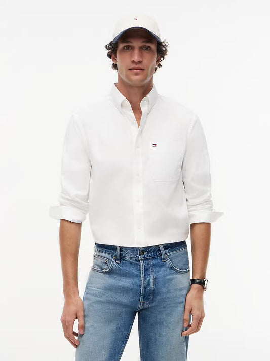 Tommy Hilfiger Slim Fit Light Oxford Shirt XXL 1776636894_2802_019183_WHITE