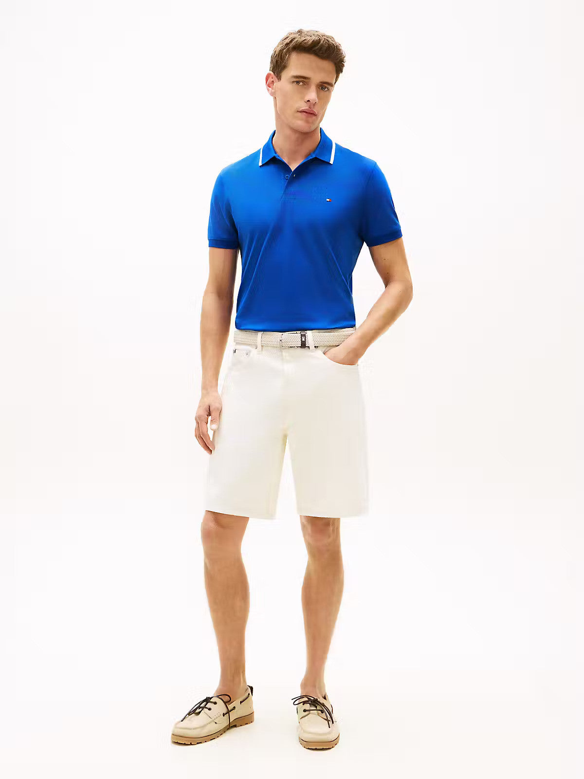 Tommy Hilfiger Performance Tipped Polo Shirt 1776784000_7833_019181_ROYAL_alternate