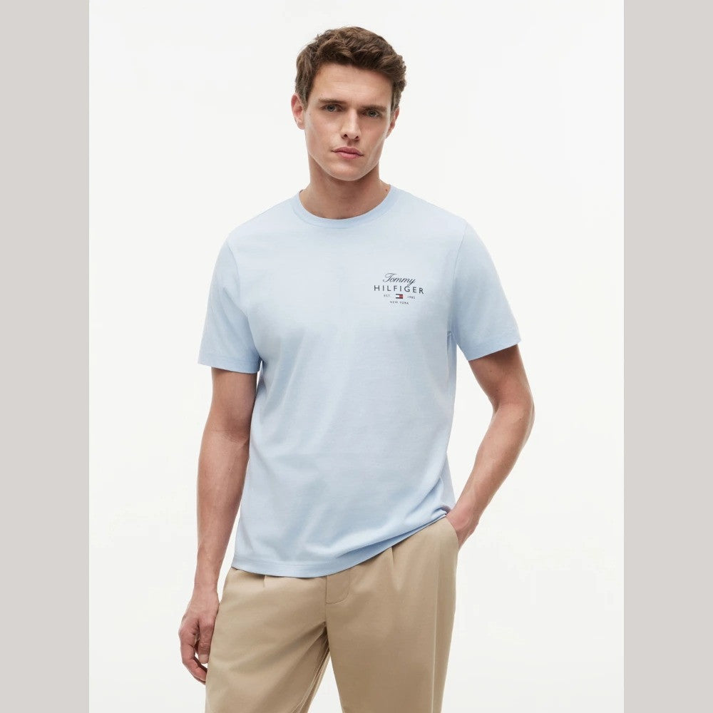 Script Stack Regular Tee - Breezy Blue XL 1777644119_1021_019290_BLUE