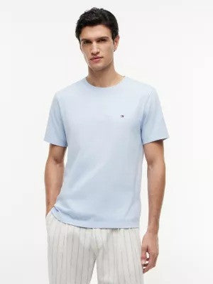 Essential Seasonal Regular Fit Solid Tee - BS 1777645649_0786_019165_SKY
