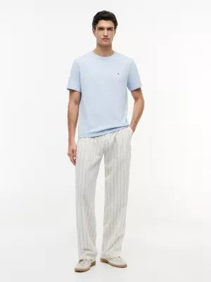 Essential Seasonal Regular Fit Solid Tee - BS 1777645738_5558_019165_SKY_alternate