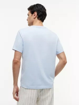 Essential Seasonal Regular Fit Solid Tee - BS 1777645738_973_019165_SKY_alternate