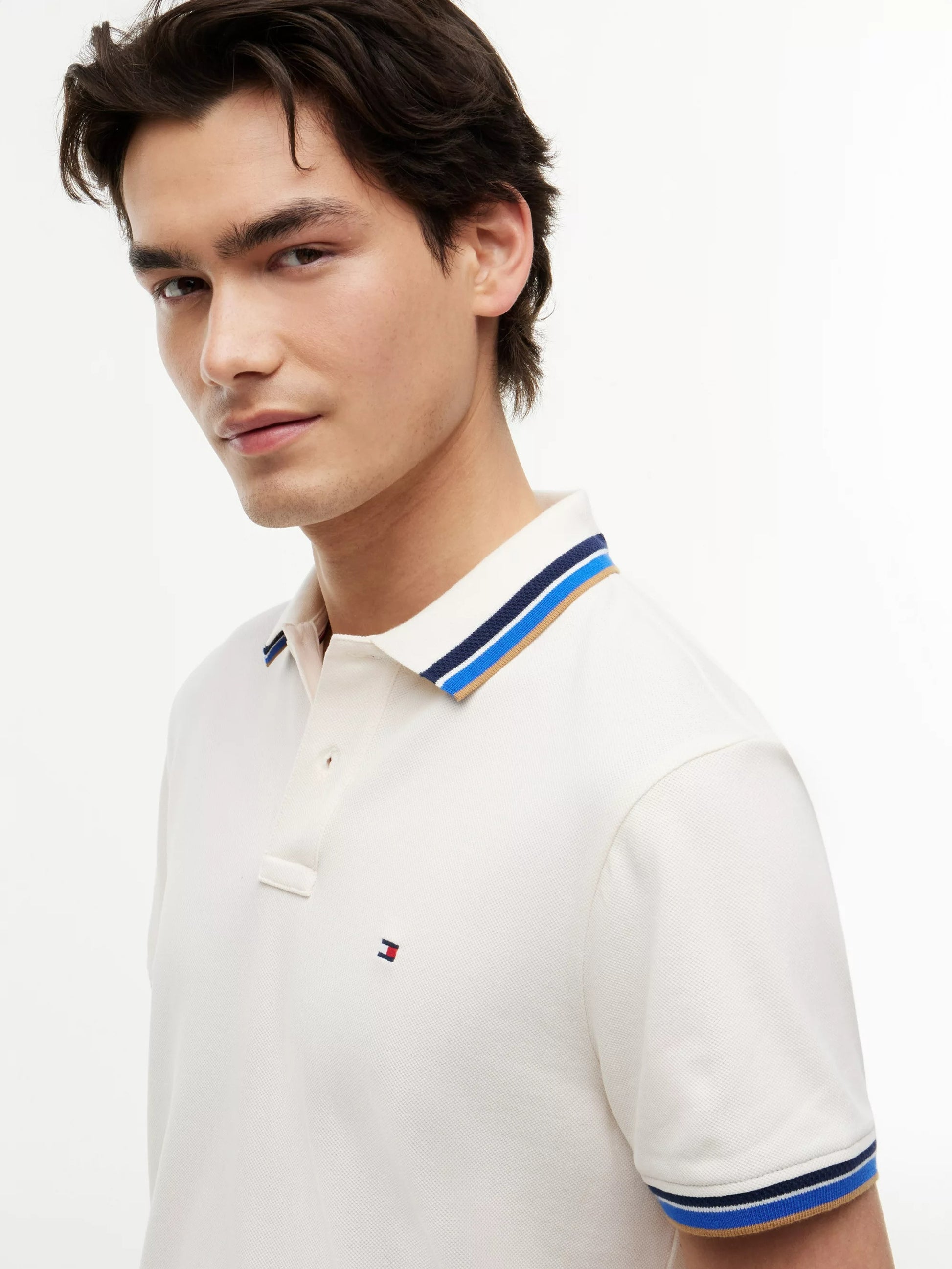 Premium Organic Cotton Contrast Polo – Summer 26 - WH XS 1778140881_2248_019291_WHITE