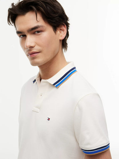 Premium Organic Cotton Contrast Polo – Summer 26 - WH XS 1778140881_2248_019291_WHITE