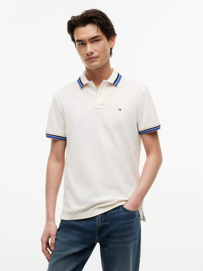 Premium Organic Cotton Contrast Polo – Summer 26 - WH 1778140893_2039_019291_WHITE_alternate