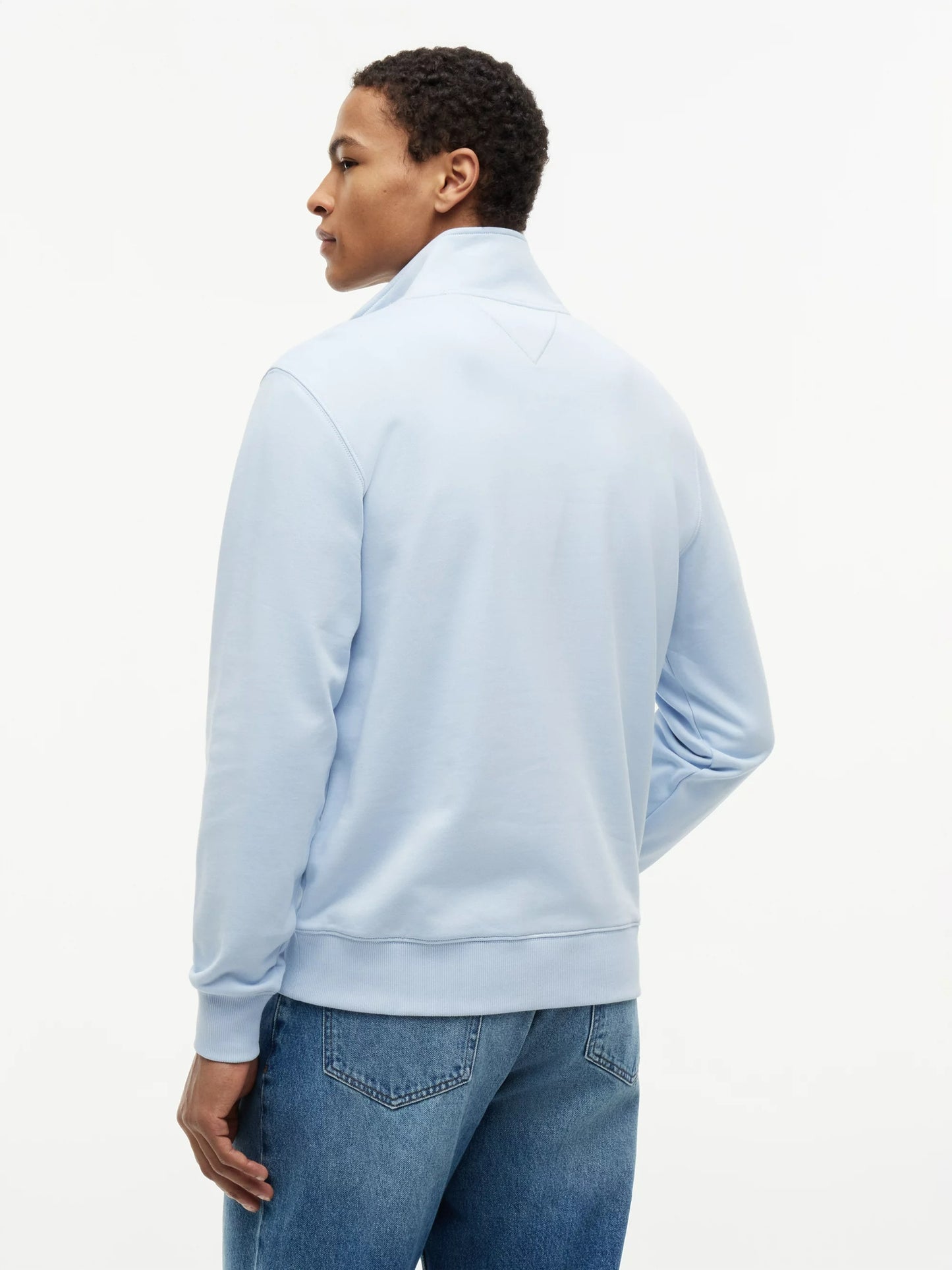 Essential 1/4 Zip Terry Knit – Elevated Essentials-LB 1778142397_9558_019295_LIGHT_BLUE_alternate
