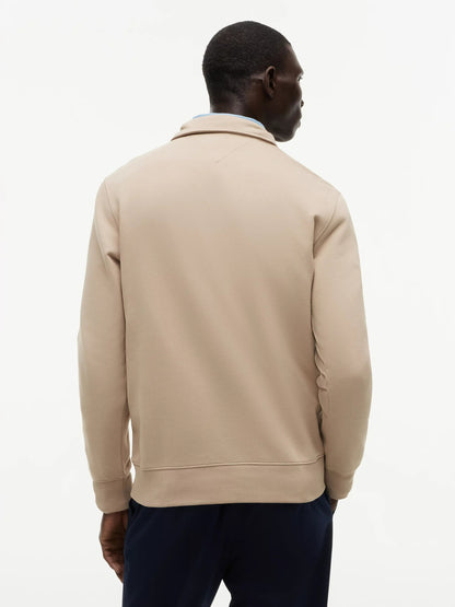 Essential 1/4 Zip Terry Knit in Heather Grey – Elevated Essentials BK 1778142870_4207_019297_BATIQUE_KHAK_alternate