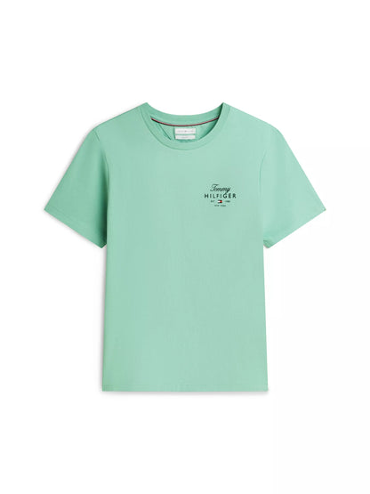 Script Stack Logo T-Shirt – 100% Regenerative Cotton GRE 26 1778143818_0258_019300_GREEN_alternate