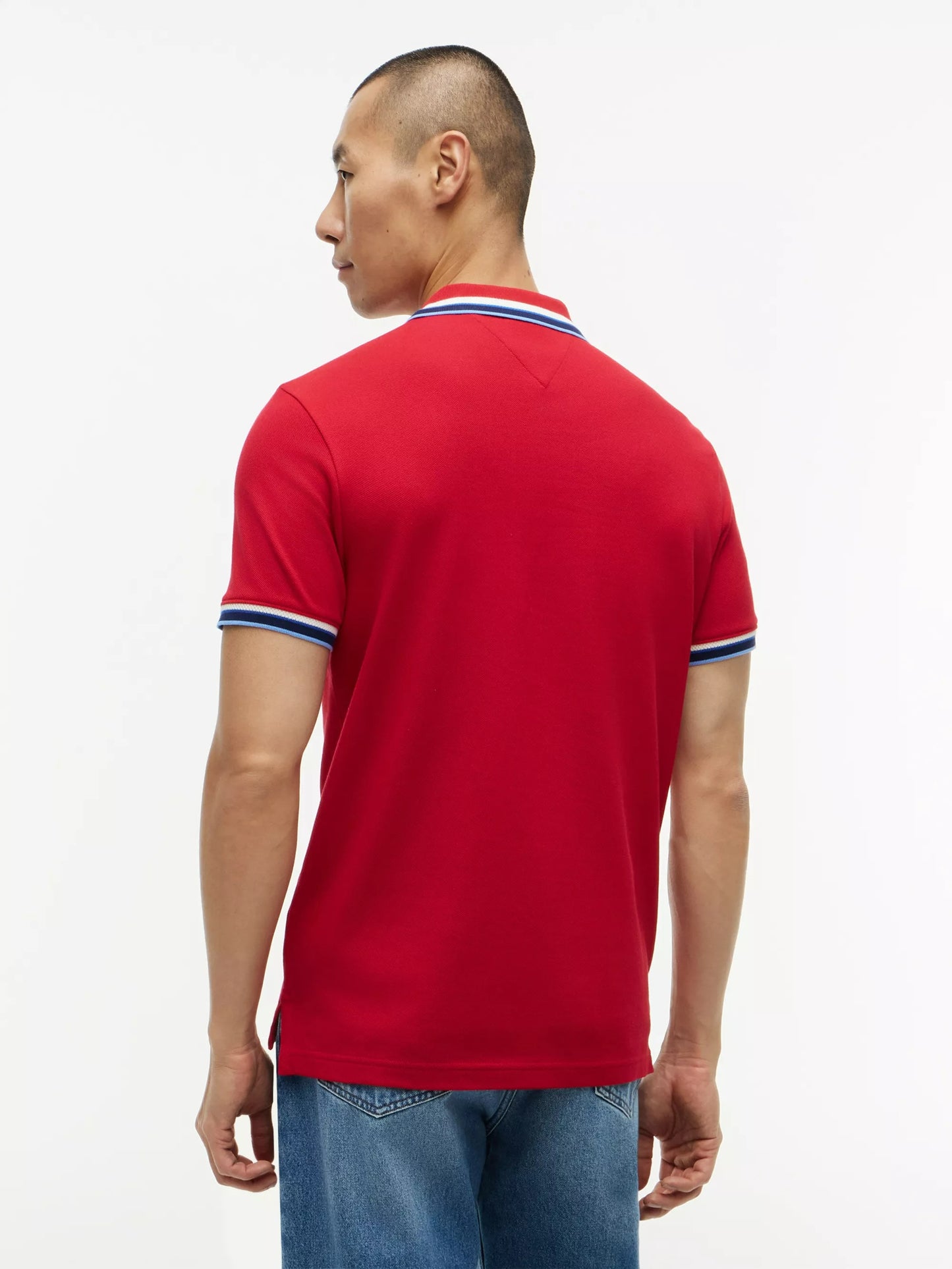 Contrast Collar & Cuff Organic Polo – Summer Red 26 1778144870_9005_019305_RED_alternate