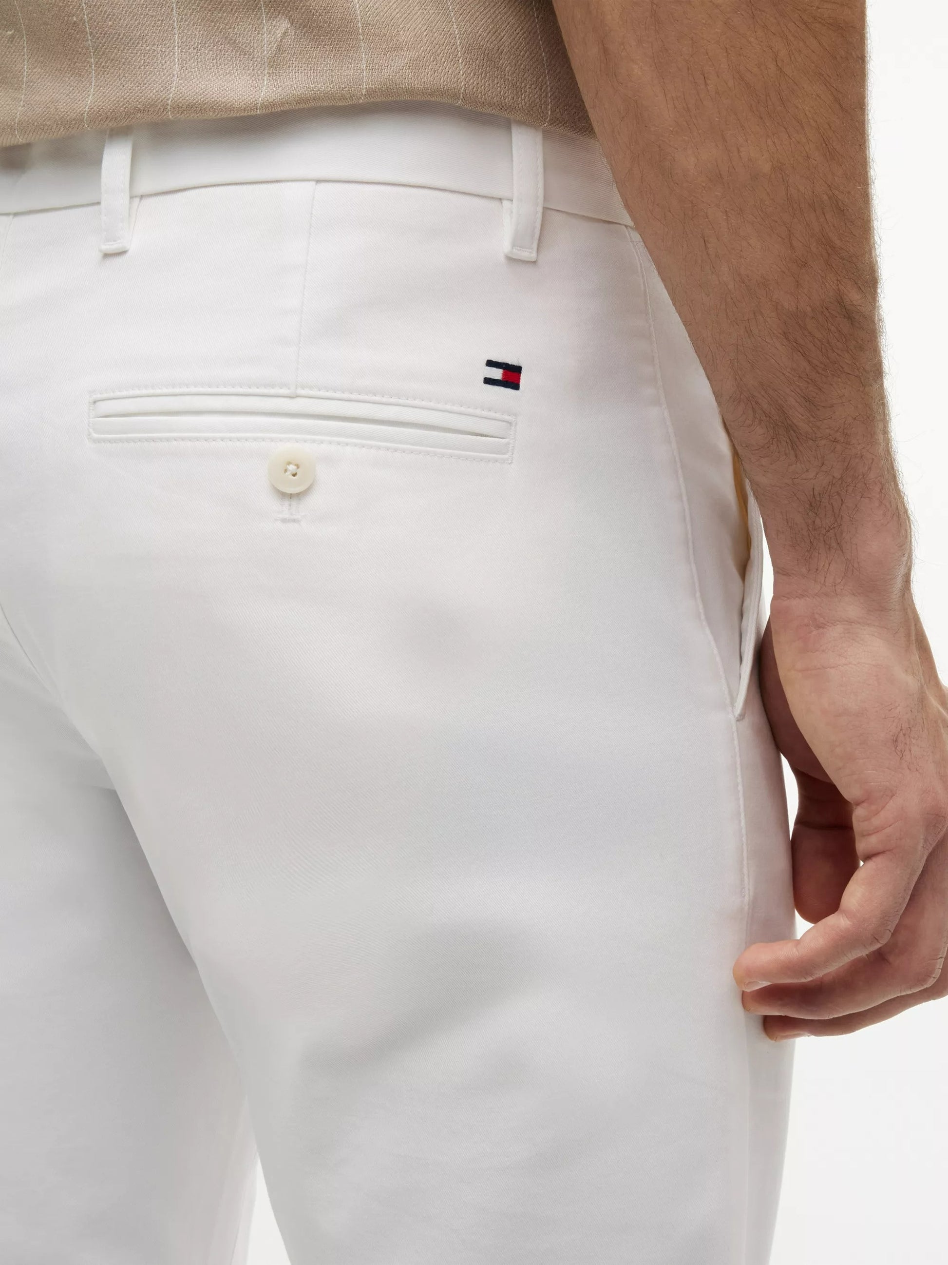 Bleecker 1985 Slim Fit Chino – Supima & Regenerative Cotton-WH 1778145043_7379_019306_WHITE_alternate