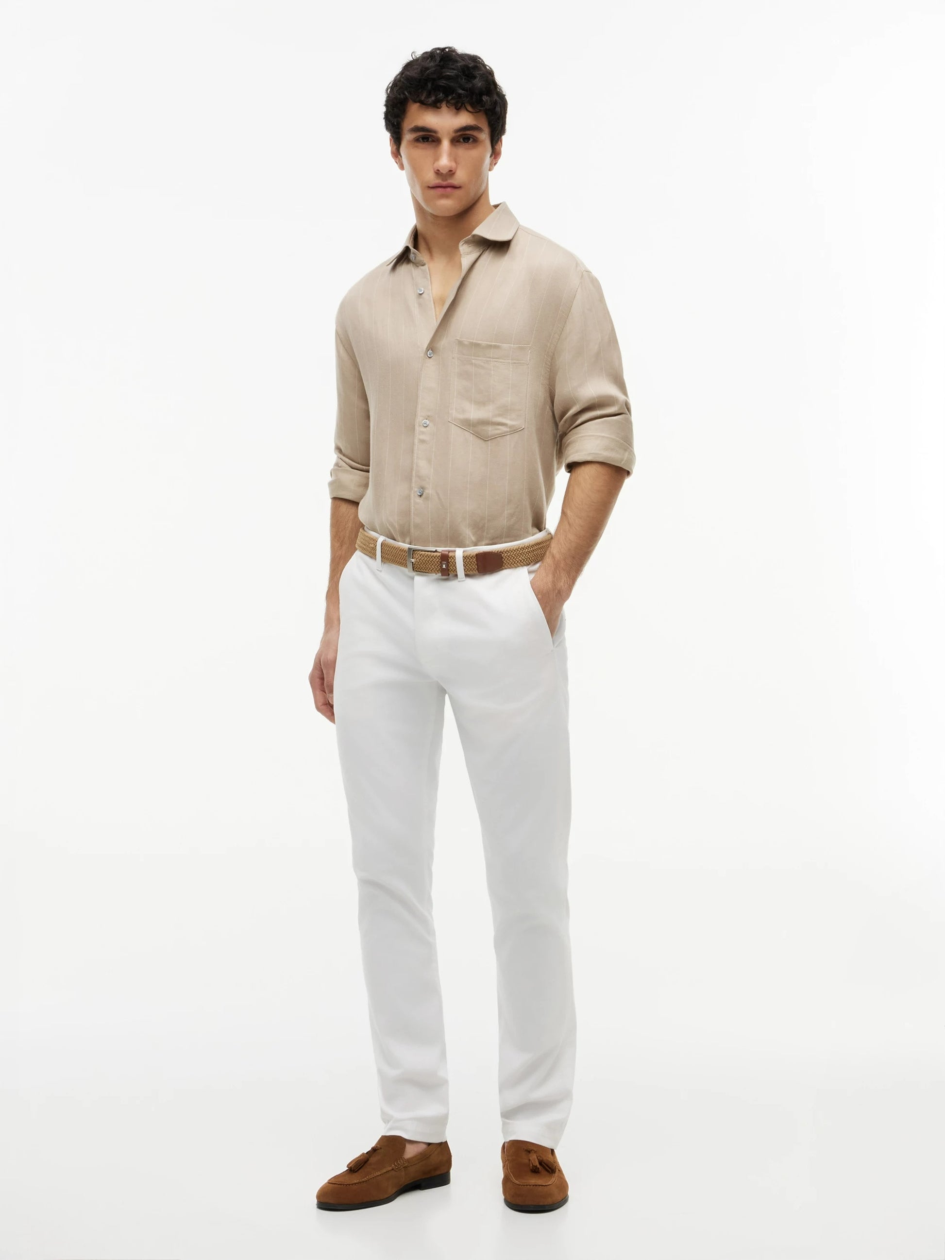 Bleecker 1985 Slim Fit Chino – Supima & Regenerative Cotton-WH 1778145044_9901_019306_WHITE_alternate
