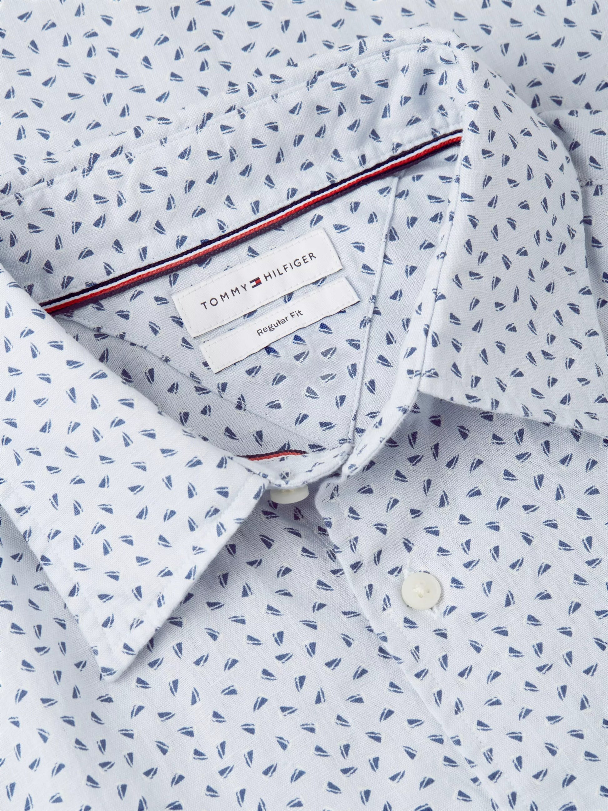 Linen Sailing Print Short Sleeve Shirt – 100% Linen Regular Fit-LB 1778145559_5781_019308_LIGHT_BLUE_alternate
