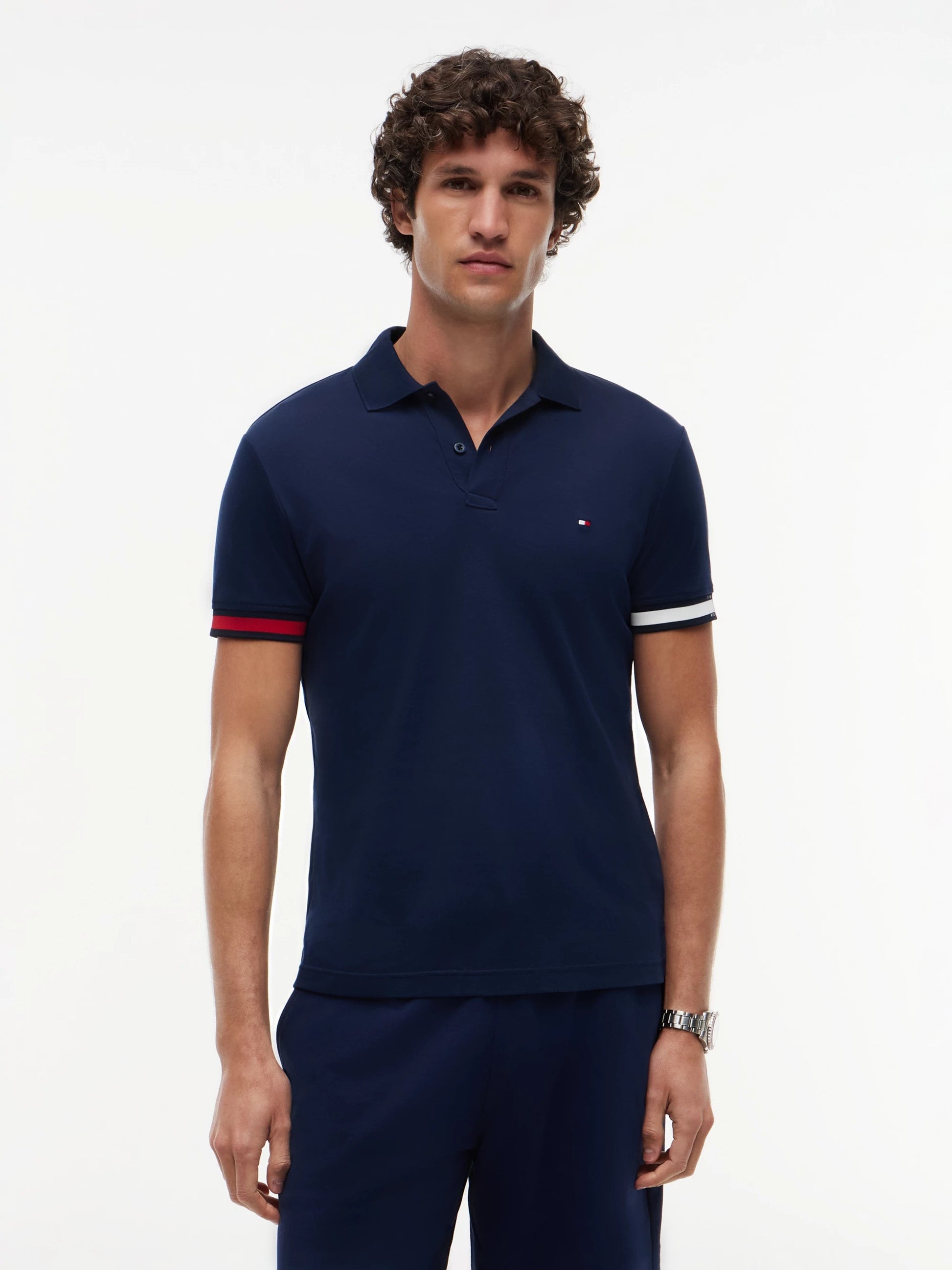 RWB Cuff Liquid Cotton Slim Polo-CARBON NAVY XL 1778155173_7185_019162_CARBON_NAVY