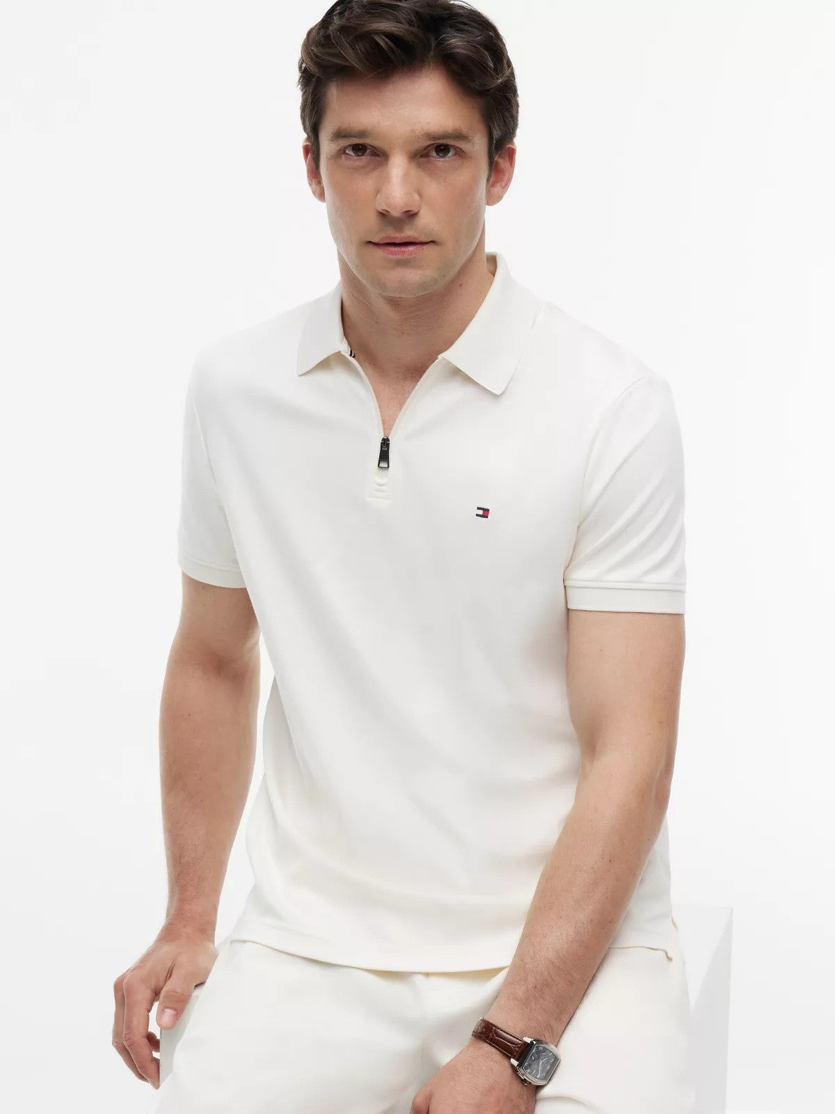 Liquid Touch Interlock Zip Polo – Signature Sportswear-IVORY XXL 1778161065_9559_019172_IVORY