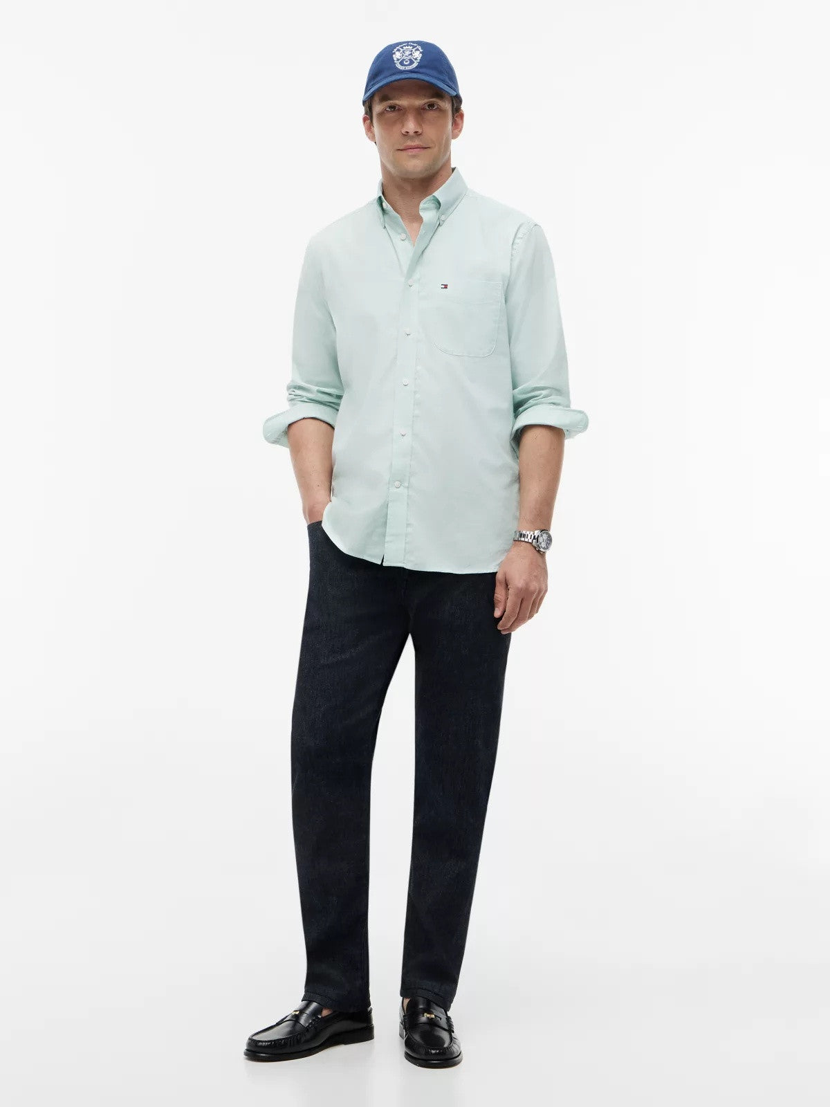 Lightweight Oxford Solid Shirt – Spring 2026-MINT 1778161686_2366_019177_MINT_alternate