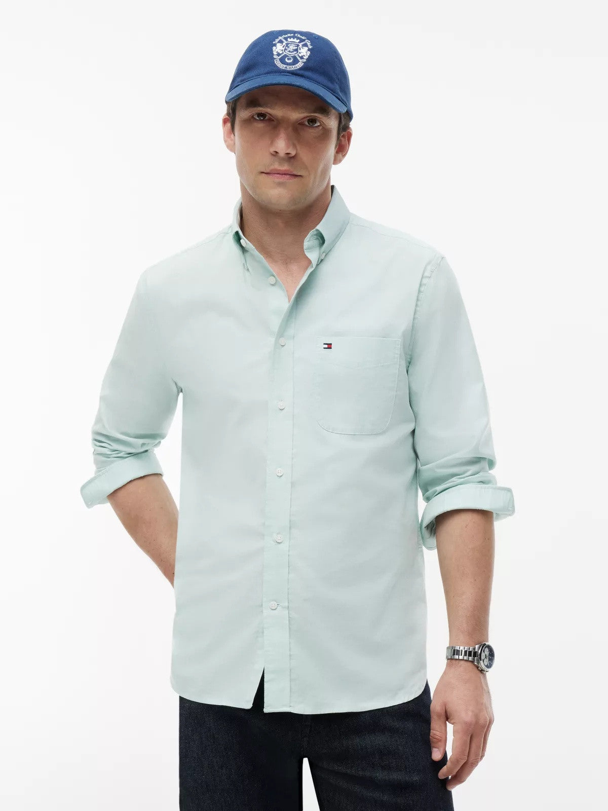 Lightweight Oxford Solid Shirt – Spring 2026-MINT 1778161686_6784_019177_MINT_alternate