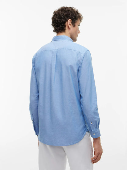 Slim Fit Lightweight Oxford Shirt – Regenerative Cotton-SLATE BLUE/W 1778229106_3049_019157_SLATE_BLUEW_alternate