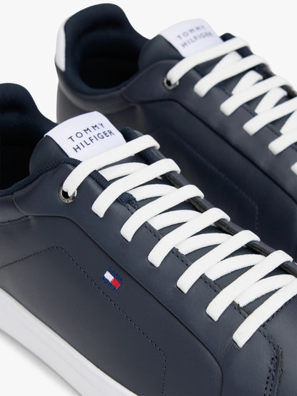 Tommy Hilfiger Icon Court Light Embossed Leather Sneakers-DESERT SKY 1778487765_4705_019146_DESERT_SKY_alternate