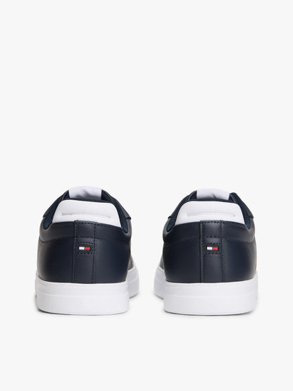 Tommy Hilfiger Icon Court Light Embossed Leather Sneakers-DESERT SKY 1778487766_1446_019146_DESERT_SKY_alternate
