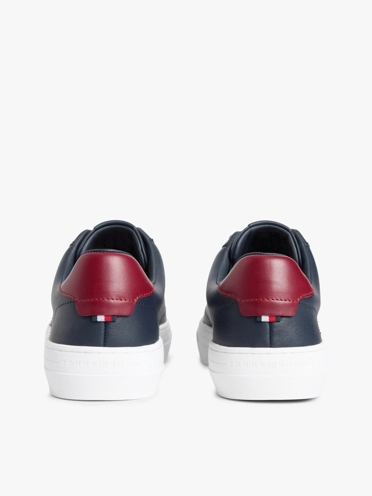 Tommy Hilfiger Premium Leather Cupsole Trainers-DESERT SKY 1778488788_582_019145_DESERT_SKY_alternate