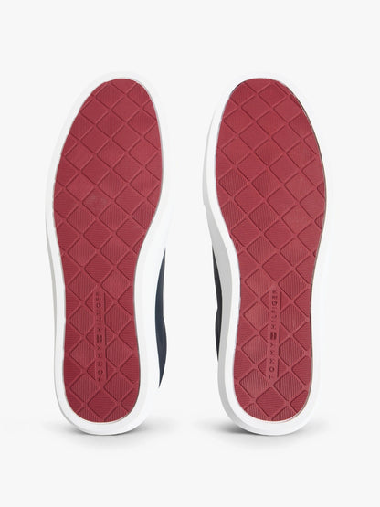 Tommy Hilfiger Premium Leather Cupsole Trainers-DESERT SKY 1778488788_9168_019145_DESERT_SKY_alternate