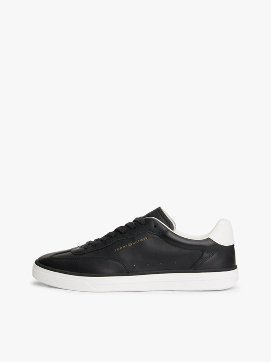 Tommy Hilfiger Luxe Metallic Logo Napa Leather Trainers-DESERT SKY 1778490147_1889_019144_DESERT_SKY_alternate
