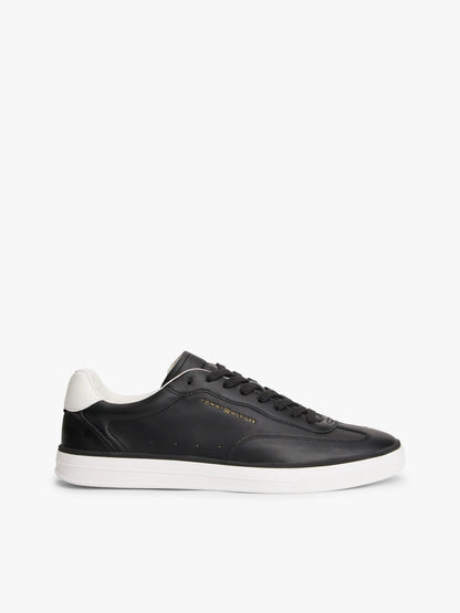 Tommy Hilfiger Luxe Metallic Logo Napa Leather Trainers-DESERT SKY 1778490148_9413_019144_DESERT_SKY_alternate