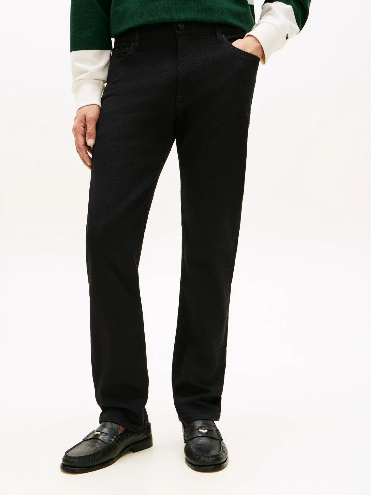 Tommy Hilfiger New York Label Denton Slim Straight Jeans - Black 38 1778490483_4745_019134_SHORT
