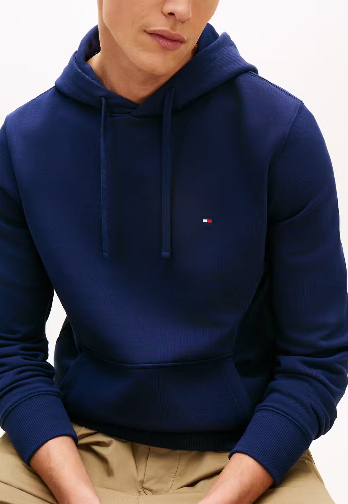Tommy Hilfiger Essential Terry Hoodie - Blue-CARBON NAVY XL 1778492995_0883_019081_CARBON_NAVY