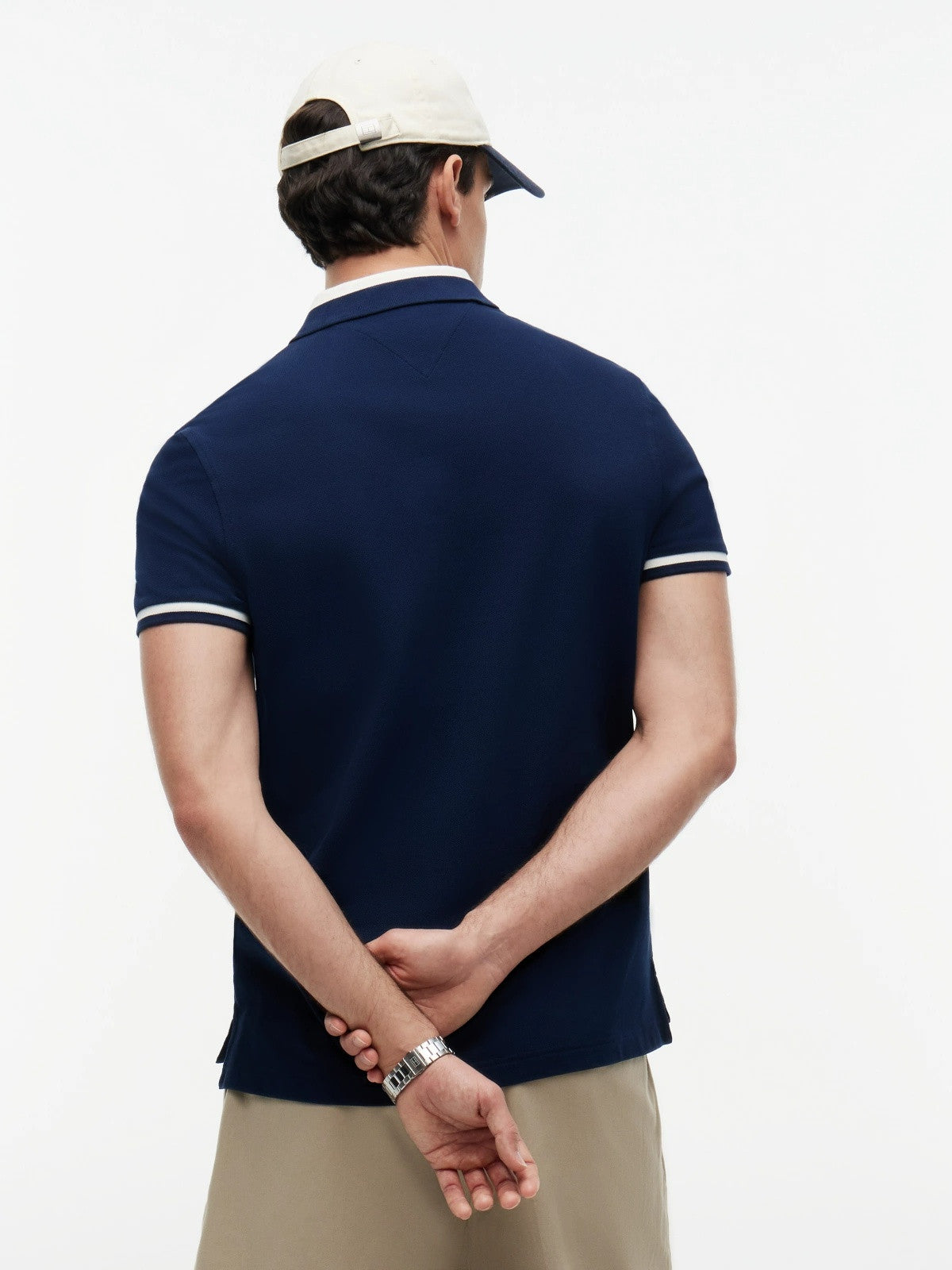 Tommy Hilfiger Regular Fit Colour-Blocked Collar Polo Shirt - Blue-CARBON NAVY 1778494032_4474_019077_CARBON_NAVY_alternate