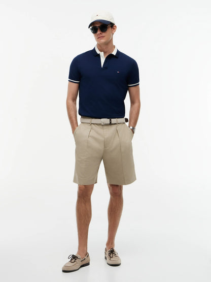 Tommy Hilfiger Regular Fit Colour-Blocked Collar Polo Shirt - Blue-CARBON NAVY 1778494032_8295_019077_CARBON_NAVY_alternate