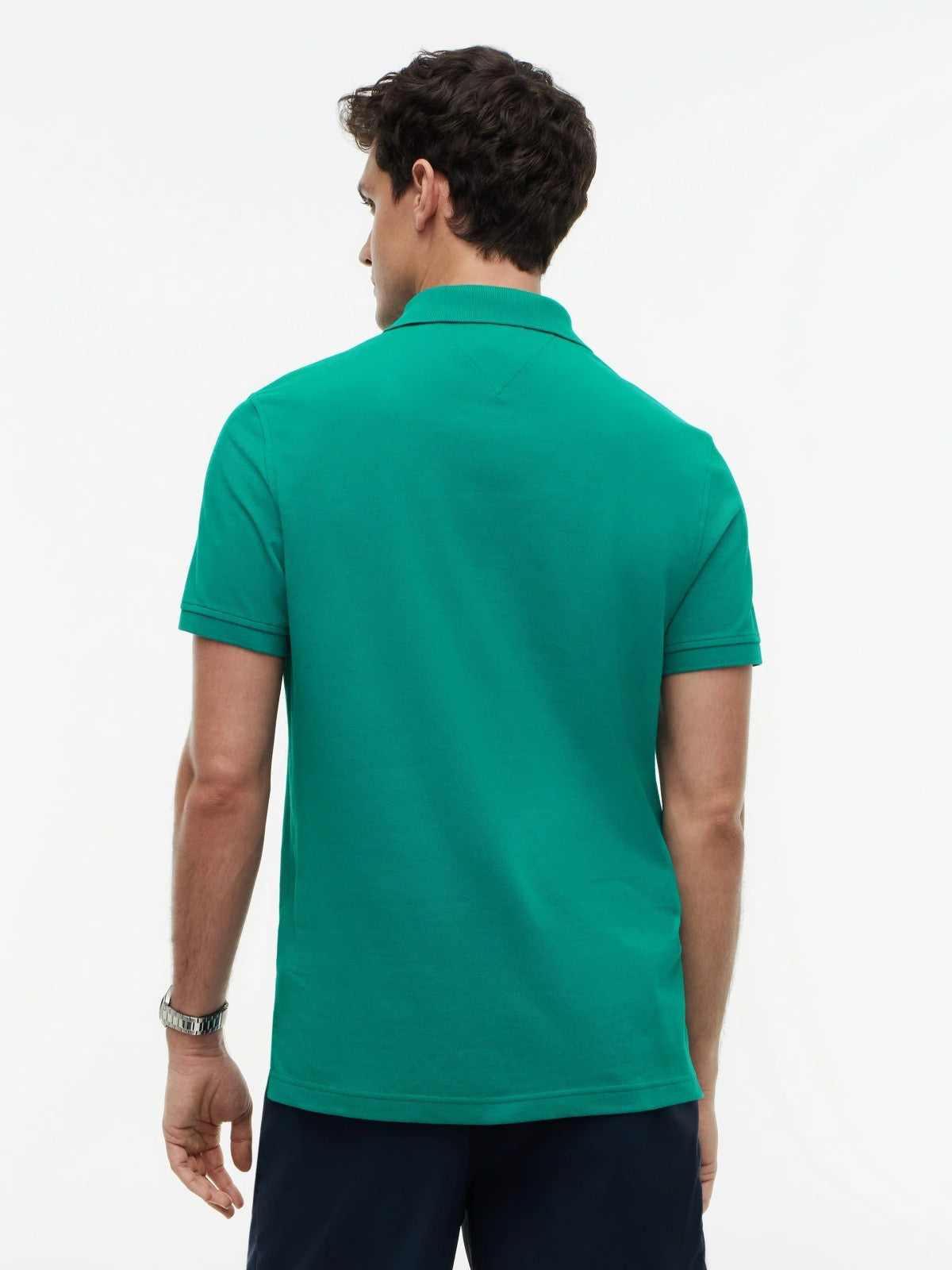 Tommy Hilfiger 1985 Regular Fit Pique Polo Shirt-GREEN 1778494287_3153_019076_GREEN_alternate