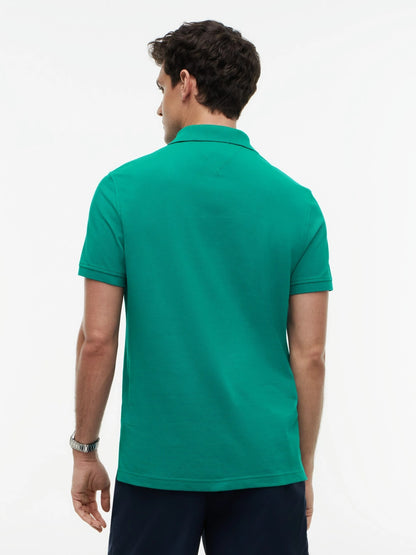 Tommy Hilfiger 1985 Regular Fit Pique Polo Shirt-GREEN 1778494287_3153_019076_GREEN_alternate