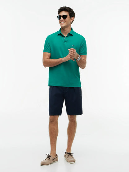 Tommy Hilfiger 1985 Regular Fit Pique Polo Shirt-GREEN 1778494287_7351_019076_GREEN_alternate