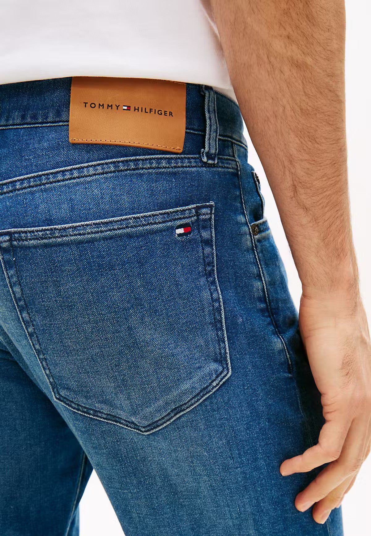 Tommy Hilfiger Denton Luxe Slim Straight Indigo Jeans-SHORT 1778585148_7631_019070_SHORT_alternate