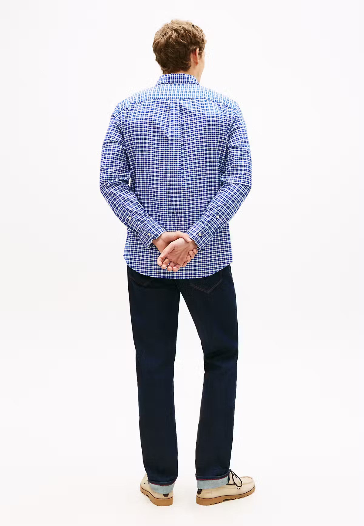 Tommy Hilfiger Heritage Oxford Check Regular Fit Shirt - Green/Blue Check-BLUE/YELLOW 1778586378_6594_019066_BLUEYELLOW_alternate
