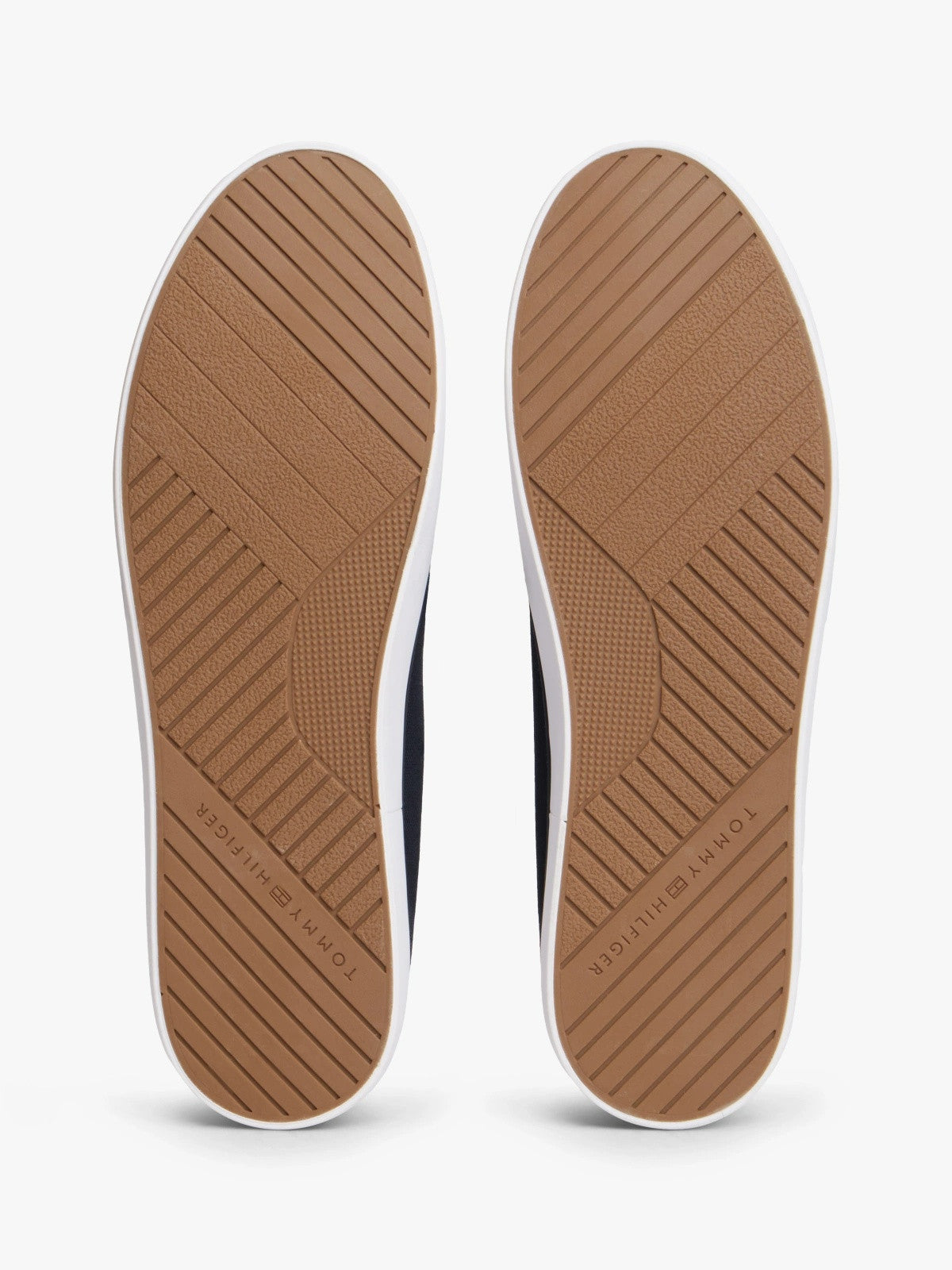 Tommy Hilfiger Logo Canvas Trainers - Desert Sky-DESERT SKY 1778588400_8766_019049_DESERT_SKY_alternate