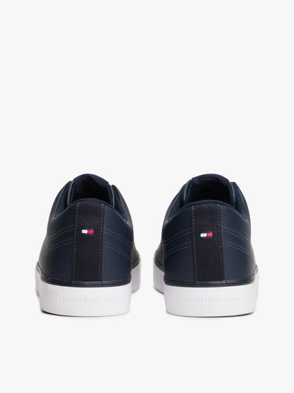 Tommy Hilfiger Logo Canvas Trainers - Desert Sky-DESERT SKY 1778588401_2323_019049_DESERT_SKY_alternate